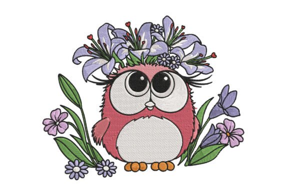 Cute Bird Embroidery Designs