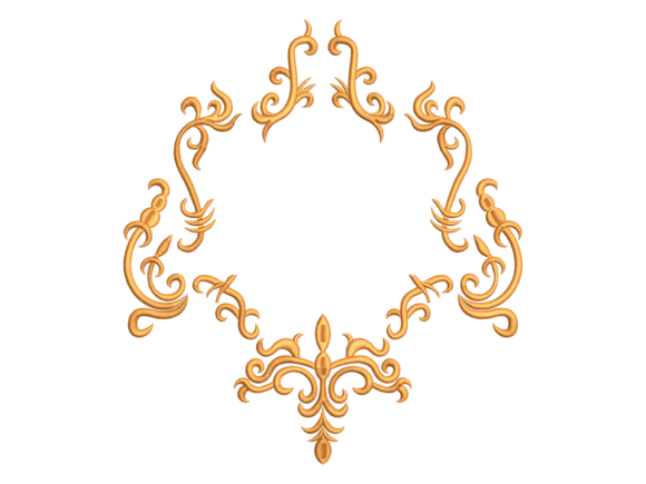 Ottoman Maras Wreath Embroidery